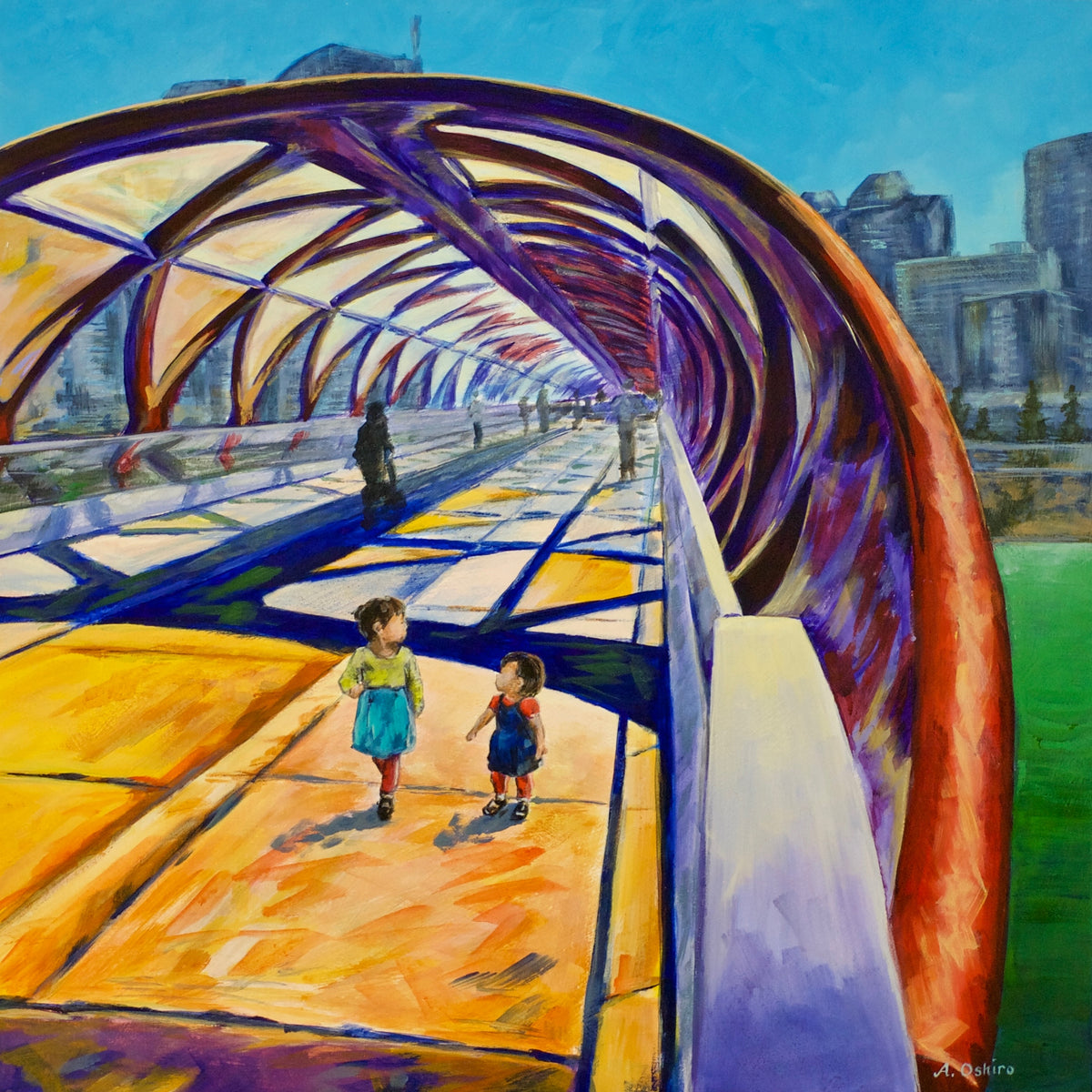 Downtown Street Scenes - Ashley Oshiro Prints - Calgary Public Library Store