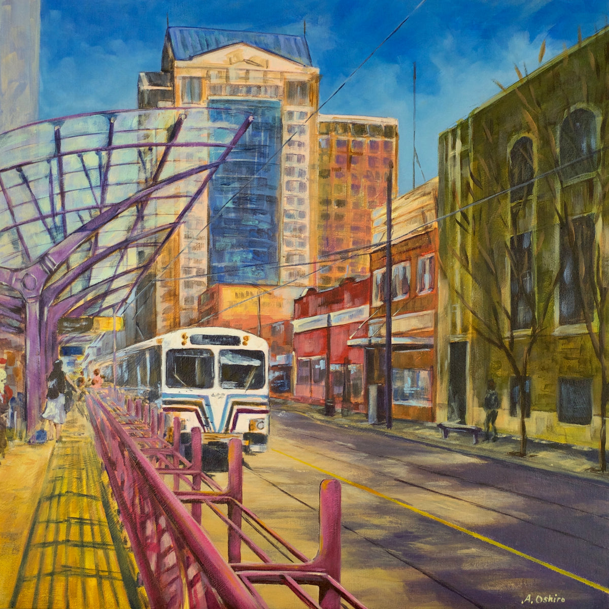 Downtown Street Scenes - Ashley Oshiro Prints - Calgary Public Library Store