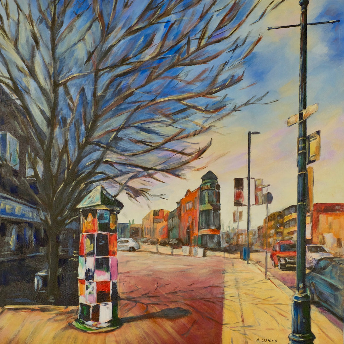 Downtown Street Scene Prints