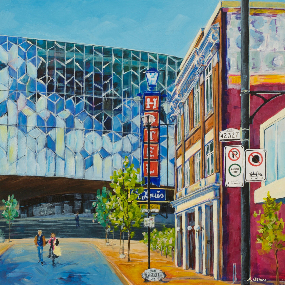 Downtown Street Scenes - Ashley Oshiro Prints - Calgary Public Library Store
