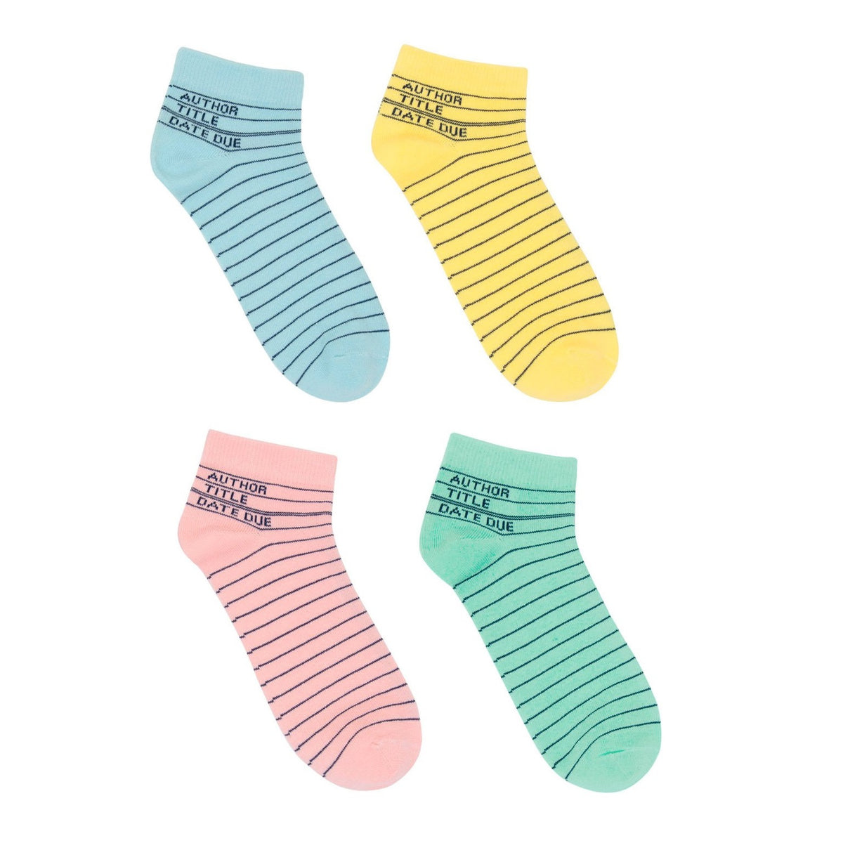 Library Card Ankle Socks - Calgary Public Library Store