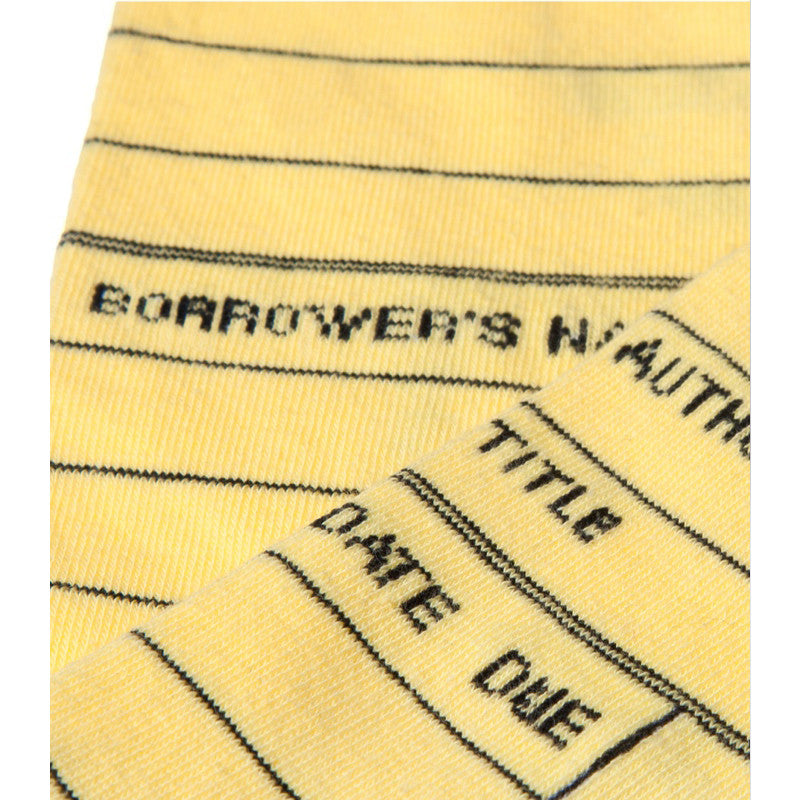 Library Card Yellow Socks - Calgary Public Library Store