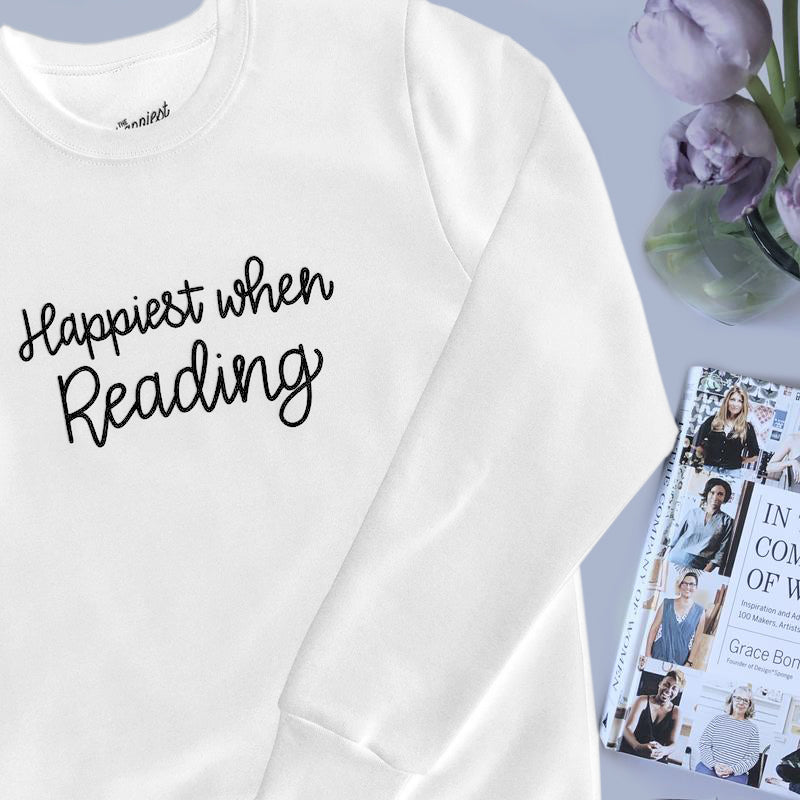 Happiest When Reading Sweatshirt