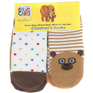 Brown Bear, Brown Bear, What Do You See? Kid's Socks - Calgary Public Library Store
