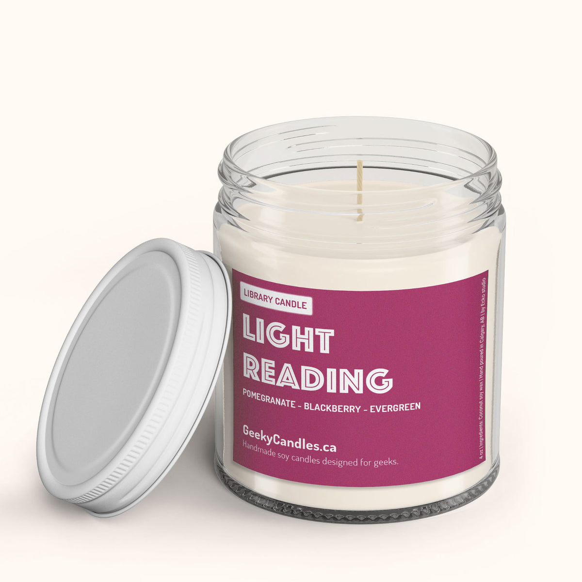 Light Reading Candle