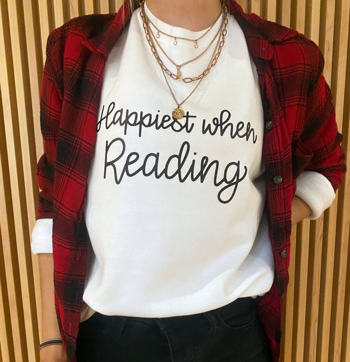 Happiest When Reading Sweatshirt