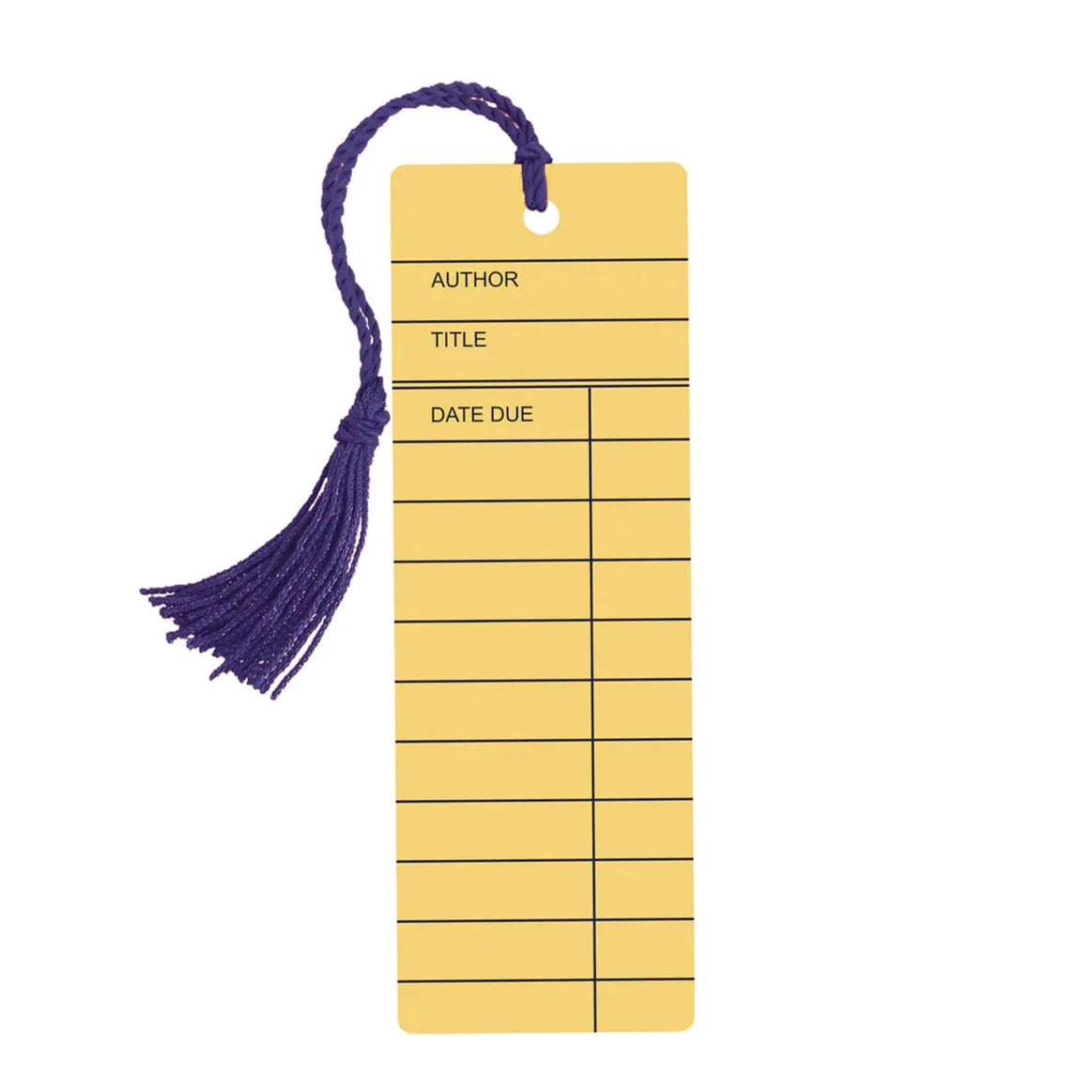 Library Card Bookmark