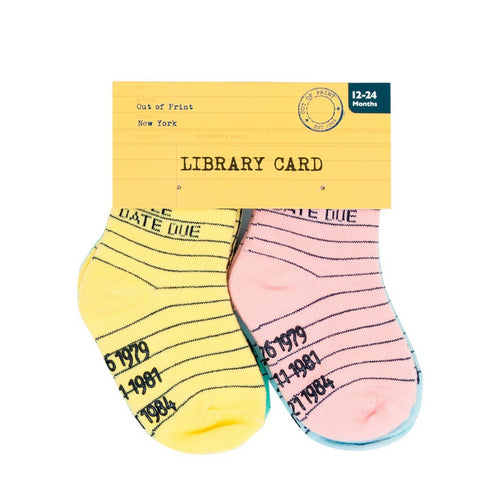 Library cheap card socks
