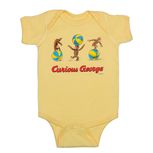 Curious George Onesie - Calgary Public Library Store