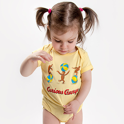 Curious George Onesie - Calgary Public Library Store