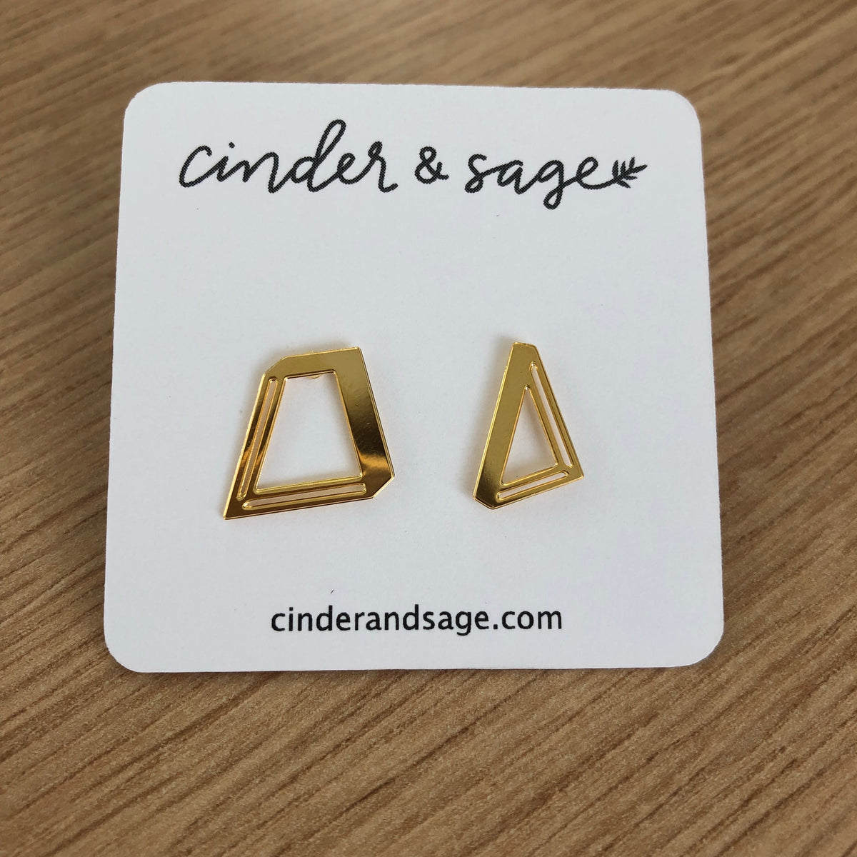 Cinder & Sage - Library Window Earrings - Calgary Public Library Store